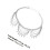 Body Chain Prata Metal Com Folhas - Para 2