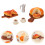5 Conjuntos De Comida Miniatura Para De Bonecas Com Acessórios 11