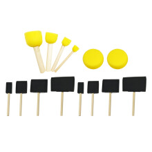 60 Unidades Pincéis Espuma Com Para Pintura Artesanato