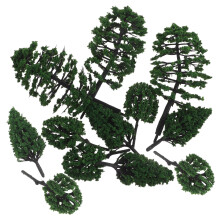 25 Pcs Árvores Para Ferromodelismo: Arbustos E Miniaturas