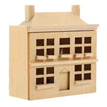 2 Unidades Mini Casa De Brinquedo Escala 1:12 Para Casa De Bonecas