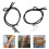 1Par Pulseira Dupla Para Casal Estilo Multicores Algodão 7