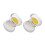 Pee Pad Holder 2Pack Secured Latches NonSkid Feet Yellow 1