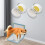 Pee Pad Holder 2Pack Secured Latches NonSkid Feet Yellow 5