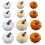 Multiple Size Velvety Like Pumpkins Cluster DIY Fall Festival 4