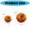 Multiple Size Velvety Like Pumpkins Cluster DIY Fall Festival 3