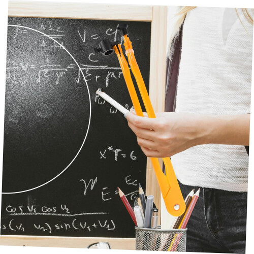 1 Piece Large Compass for Math Class Lightweight Drawing Tool Durable and Practical Compatible with Markers 2