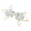 Chinese Knot Button Clothing Fasteners-Bee white Light blue 1