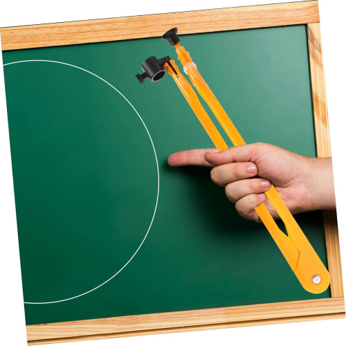 1 Piece Large Compass for Math Class Lightweight Drawing Tool Durable and Practical Compatible with Markers 1