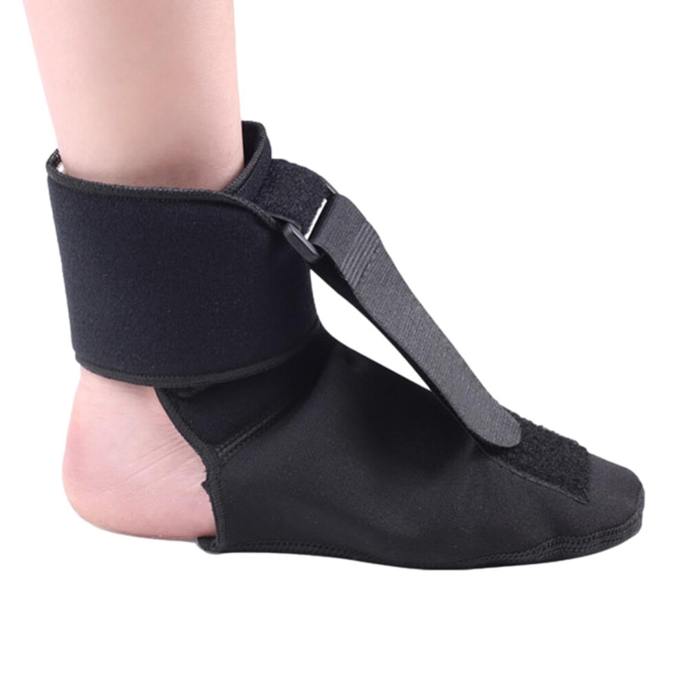 Foot drop for walking, arch support, correction for foot drop, ankle orthosis and foot â breathable foot support plates, antifall sock Large