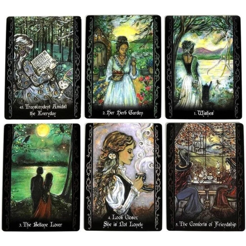 Lonely Witch Oracle Deck, Solitary Witch Oracle Deck, Tarot Cards, Funny Game, Divination 2