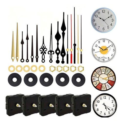1Set Quartzs DIY Wall Clock Movement-Shaft length 16.5mm 2