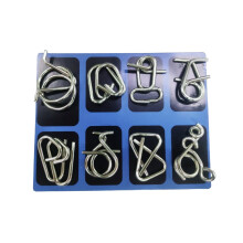 Metal Brain Puzzle Chinese 9 Puzzle Intelligence Lock Toy Brain Teaser