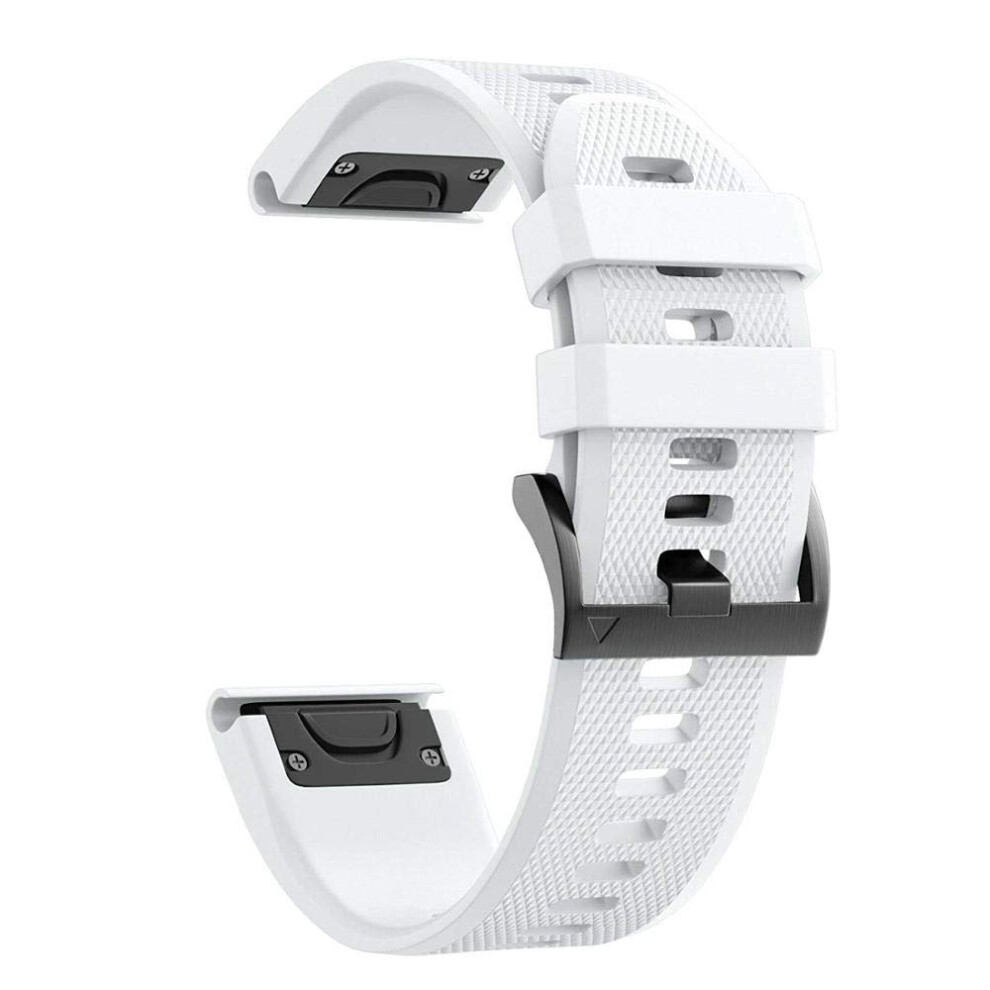22Mm Silicone Quickfit Strap Replacement Watch Band For Garmin Fenix 5 Plus 7X 6X Epix 9164114434906