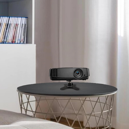 Heavy Duty Projector Wall Bracket with 360 Degree Rotation, Adjustable Metal Mount and Cable Management System 2