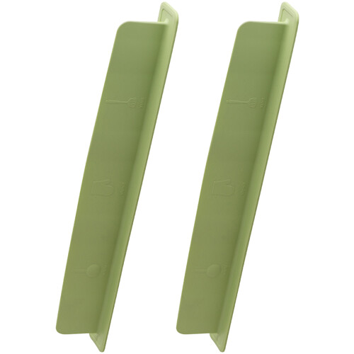 2PCS Multipurpose Sink Splash Barrier For Kitchen-Green