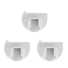 3Pcs Patchwork Stitching Aid Finger Sewing Ruler-White 4cm