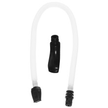 melodica with long flexible plastic tube