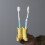Multipurpose Ceramic Toothbrush Holders Desk Toothpick-Yellow 7