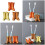 Multipurpose Ceramic Toothbrush Holders Desk Toothpick-Yellow 3