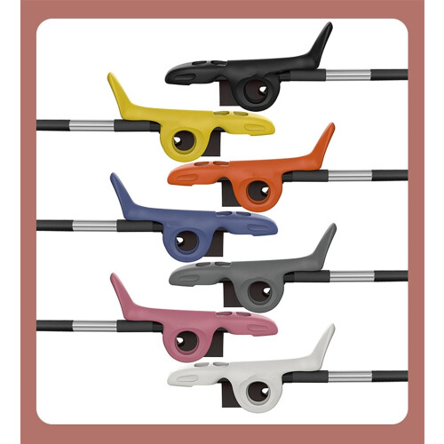 Violin Accessory Set Violin Bow Grip Correction Device Set for Beginners. ViolinViola Bow Grip Correction Device for Violin Practice (Orange Red) 1