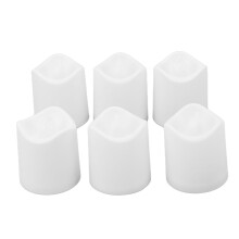 Waterproof Outdoor Candles, Battery Operated Flameless Candles, Plastic Resin Material Ensures Durability And Long-lasting Performance, Smokeless