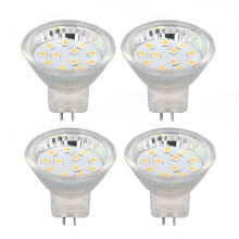Smart Choice Led Mr11 Light Bulb, Halogen Replacement Gu4 Bi-Pin Base, Ac Dc12V Energy Saving, Long Lifespan Wide Application Safe And Reliable Easy