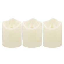 Real Wax Flameless Candle with Timer Function, Waterproof for Outdoor Activities, BBQ Parties, Swimming Pool Decor