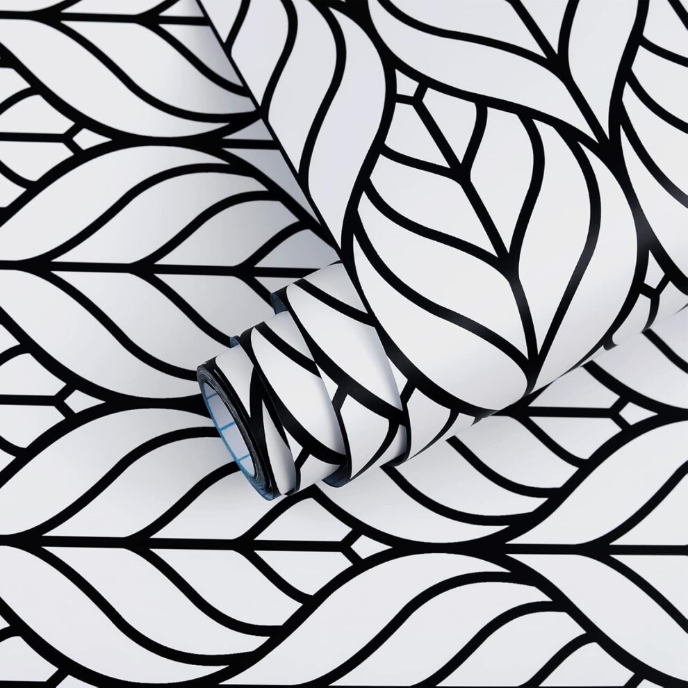Stylish Decorative Paper, Removable Vinyl Roll With Peel And Stick Convenience, Geometric Peel And Stick Backsplash For Instant Style Updates (45X500c 9148971313062