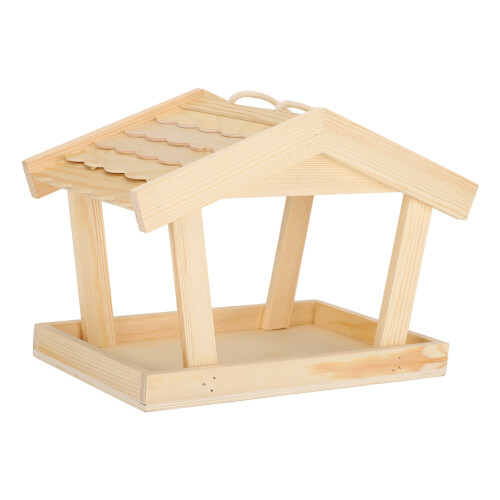 Κιτ ταΐστρας πουλιών DIY, ελκυστικό ξύλινο σπιτάκι ταΐστρας πουλιών για 1