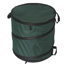 Secure Top Pop Up Trash Can Lightweight And Durable, Collapsible Trash Can With Zippered Lid Easy To Carry Folds Down Multi Purpose Container For Outd