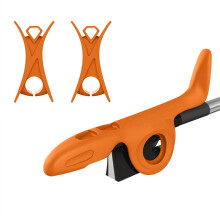 Violin Accessory Set Violin Bow Grip Correction Device Set for Beginners. ViolinViola Bow Grip Correction Device for Violin Practice (Orange Red)