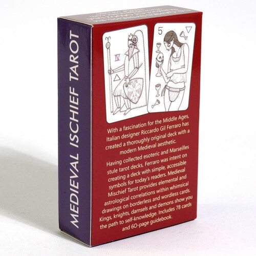 Medieval Mischief Tarot, Tarot Card, Funny Game, Fortune Telling 2