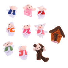 The story relates to the doll, children's toy, finger puppet, colorful.