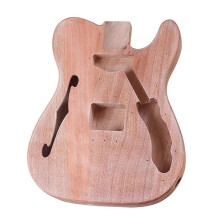 Professional guitar body TL E guitar body Okoume F hole DIY instrument building kit