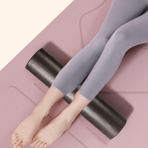 EPP Foam Rollers Textured Post Workout Recovery Tool 45x15cm Black Gym And Home Use 1