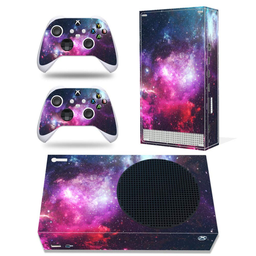 Microsoft Xbox Series S Console Vinyl Sticker Starry Sky Xbox Series S Two Wireless Controller Stickers 9412369177827