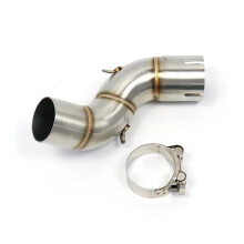 Motorcycle Exhaust Pipe for Kawasaki Z900 20172023 Stainless Steel Mid Link Slip On Muffler