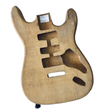 ST Model E Guitar Body Made of Solid Wood for DIY Crack Kits