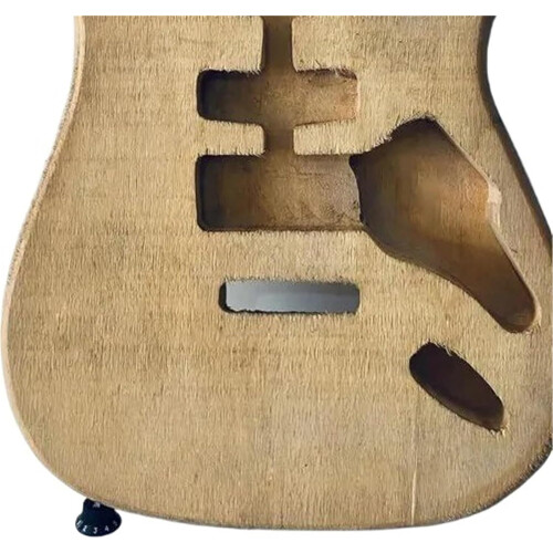 ST Model E Guitar Body Made of Solid Wood for DIY Crack Kits 1