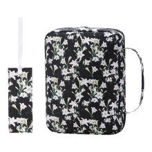 Bible cover, compact, with handle, portable, carrying case for girls and ladies, home office, Style D Ref: 9434
