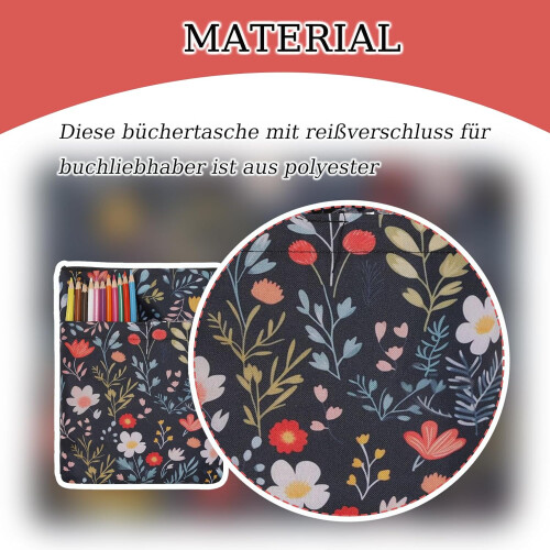 Book Covers with Zip, Washable with Zip 1