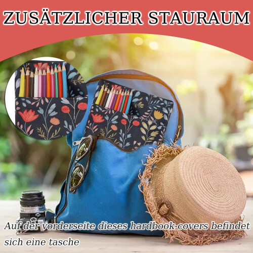 Book Covers with Zip, Washable with Zip 2