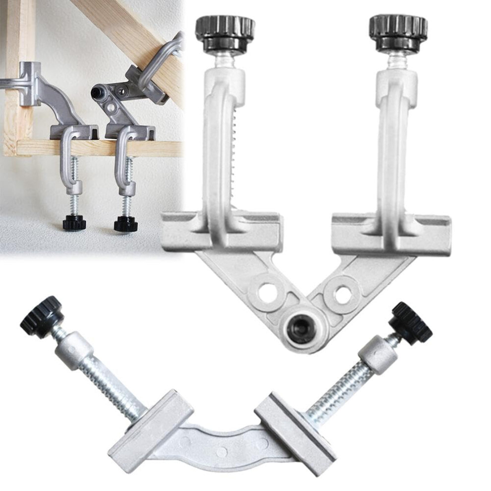 Adjustable Pipe Clamp For Welding Woodworking Aluminum Alloy Right Angle Corner Clamp 10180 9365049929714