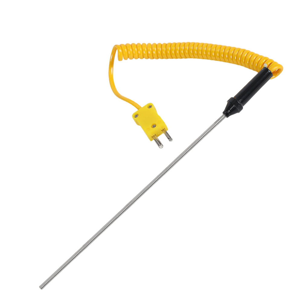 K Type Temperature Probe Stainless Steel Body, Accuracy Ktype Compatible Industrial Thermocouple Sensor 9382693706881