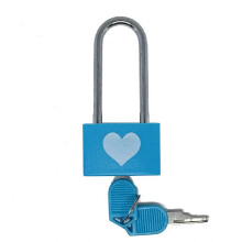 Love Padlock Travel Suitcase Locker Security Lock Lightweight 1Pcs Blue Color Luggage Lock For Travel