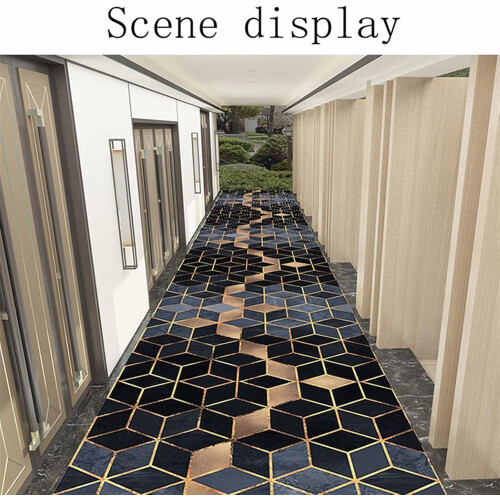 Carpet Runner Hallway, NonSlip, Long, Washable (A, 80 * 300CM) 1