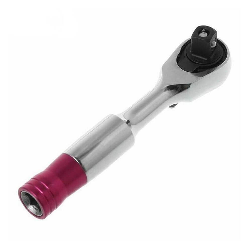 72 Teeth 85Mm Torque Ratchet Wrench 1/4 Inch Drive Mini Socket Wrench For Vehicle And Bicycle Use 9365049936194