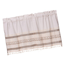 Sunlight Filtering Short Curtain-Three  coffee color 74 90