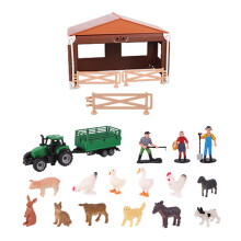 Farm Scene Building Set 21 Realistic Farm Animals Farmer
